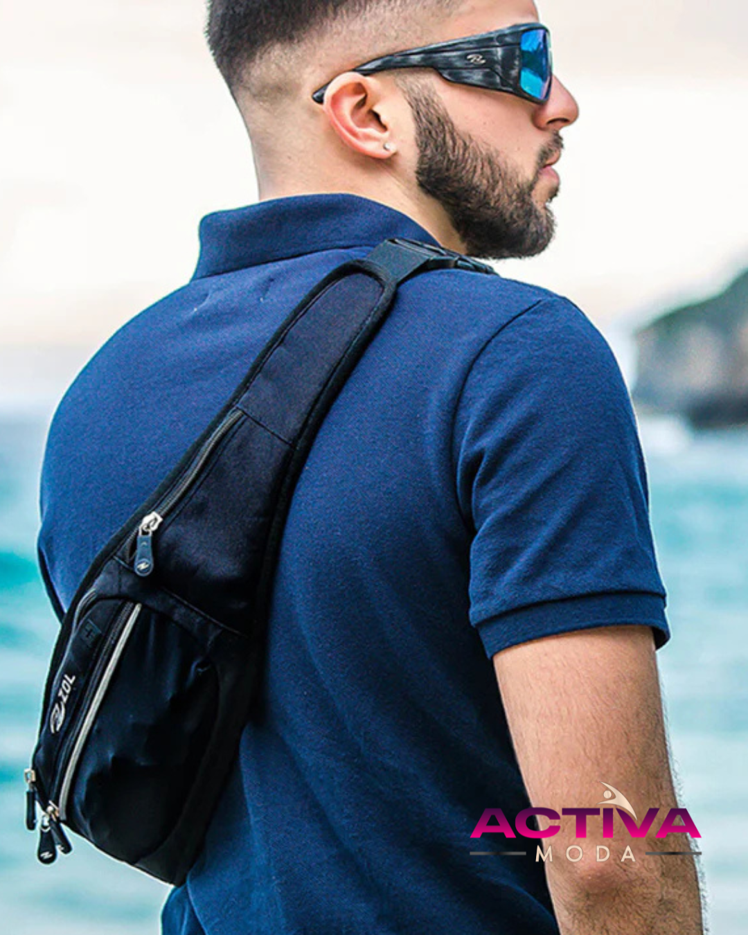Bolso deportivo con reflectivo