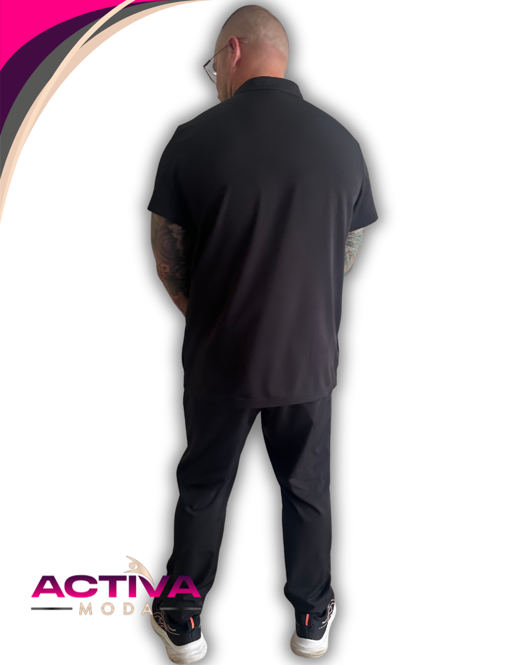 LUNOR - Set de Uniforme para hombres con bolsillos -  Scrubs de alta Comodidad y Estilo