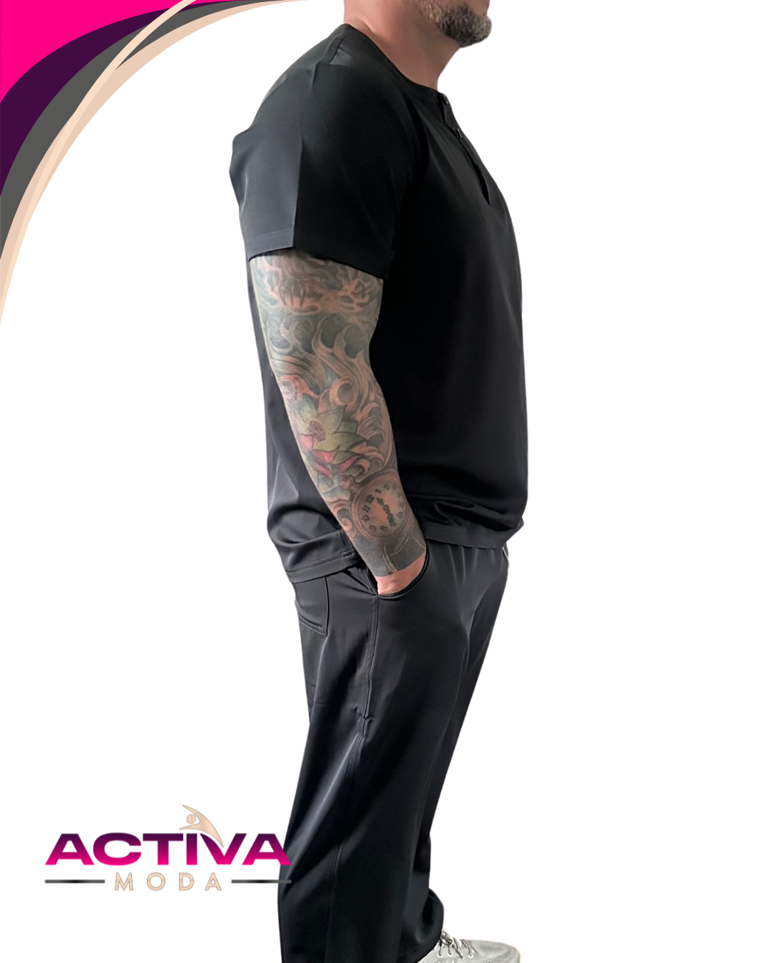 KAEL GR - Set de Uniforme para hombres con bolsillos -  Scrubs de alta Comodidad y Estilo
