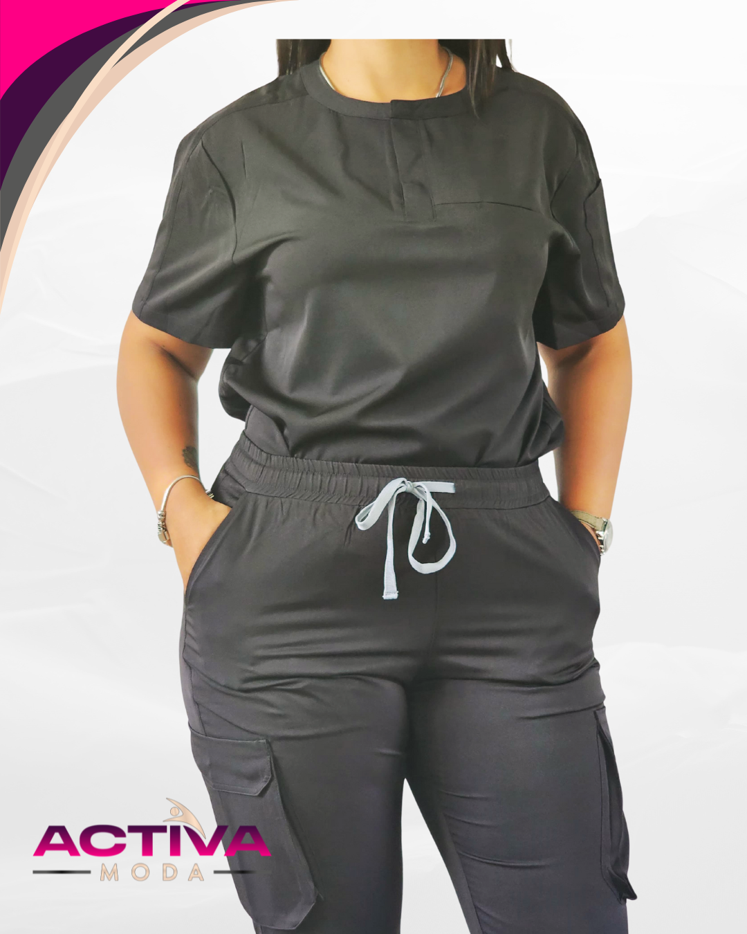 KORIN - Set de Uniforme con bolsillos -  Unisex - Scrubs de alta Comodidad y Estilo