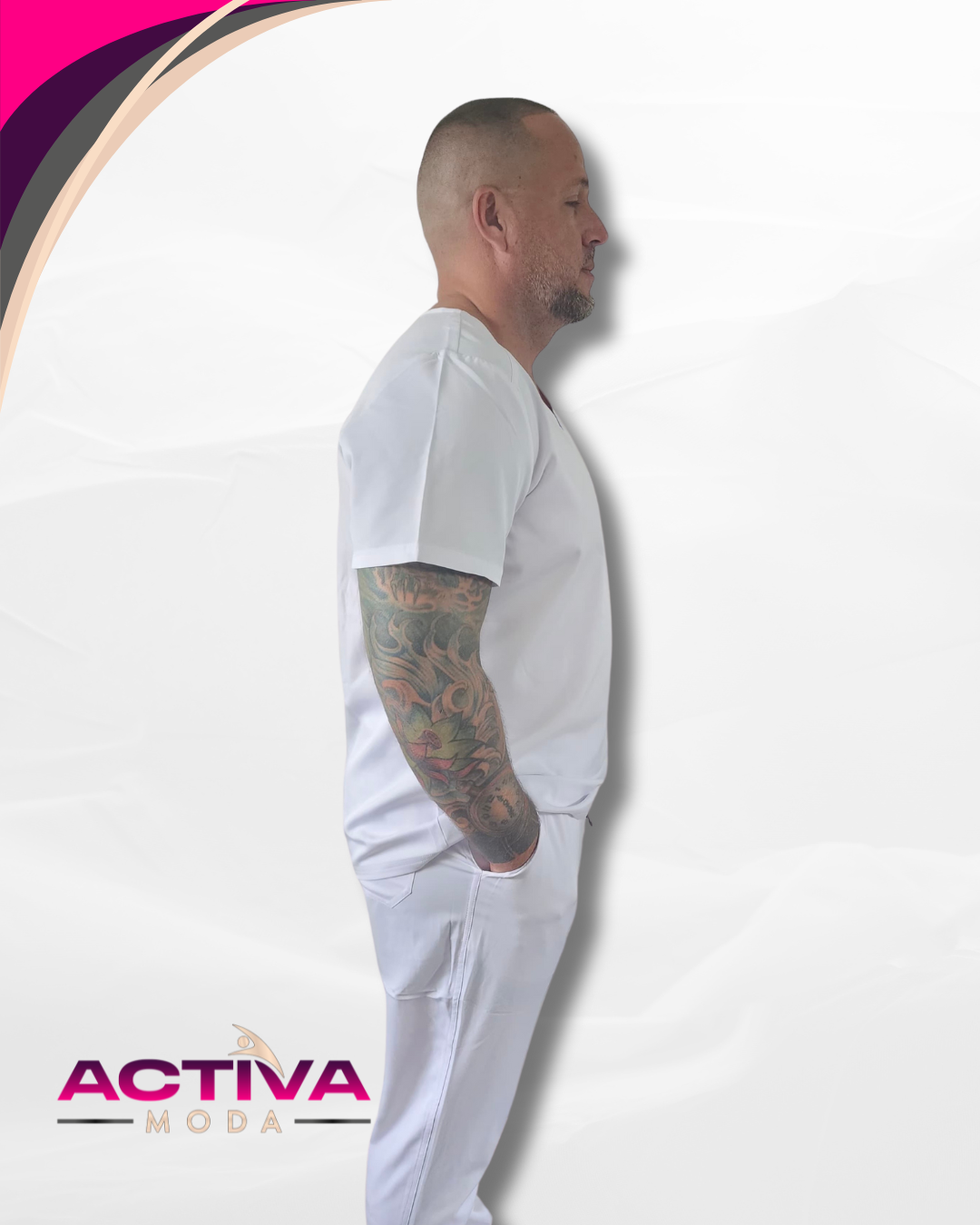 RIVEN - Set de Uniforme con bolsillos - Unisex - Scrubs de alta Comodidad y Estilo