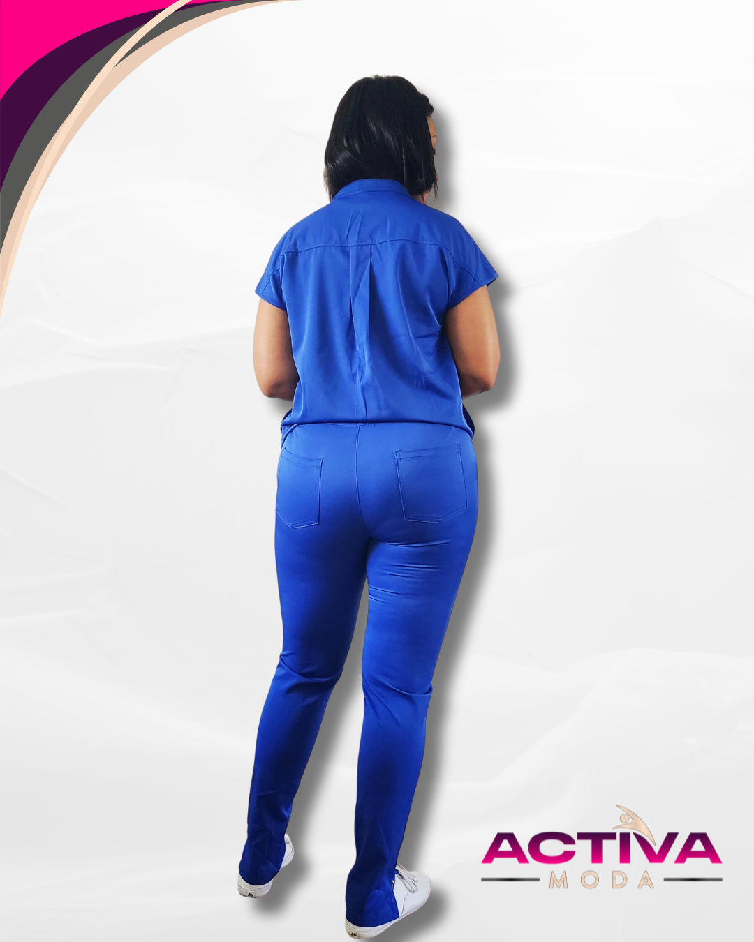 THARA - Set de Uniforme para mujeres con bolsillos -  Scrubs de alta Comodidad y Estilo