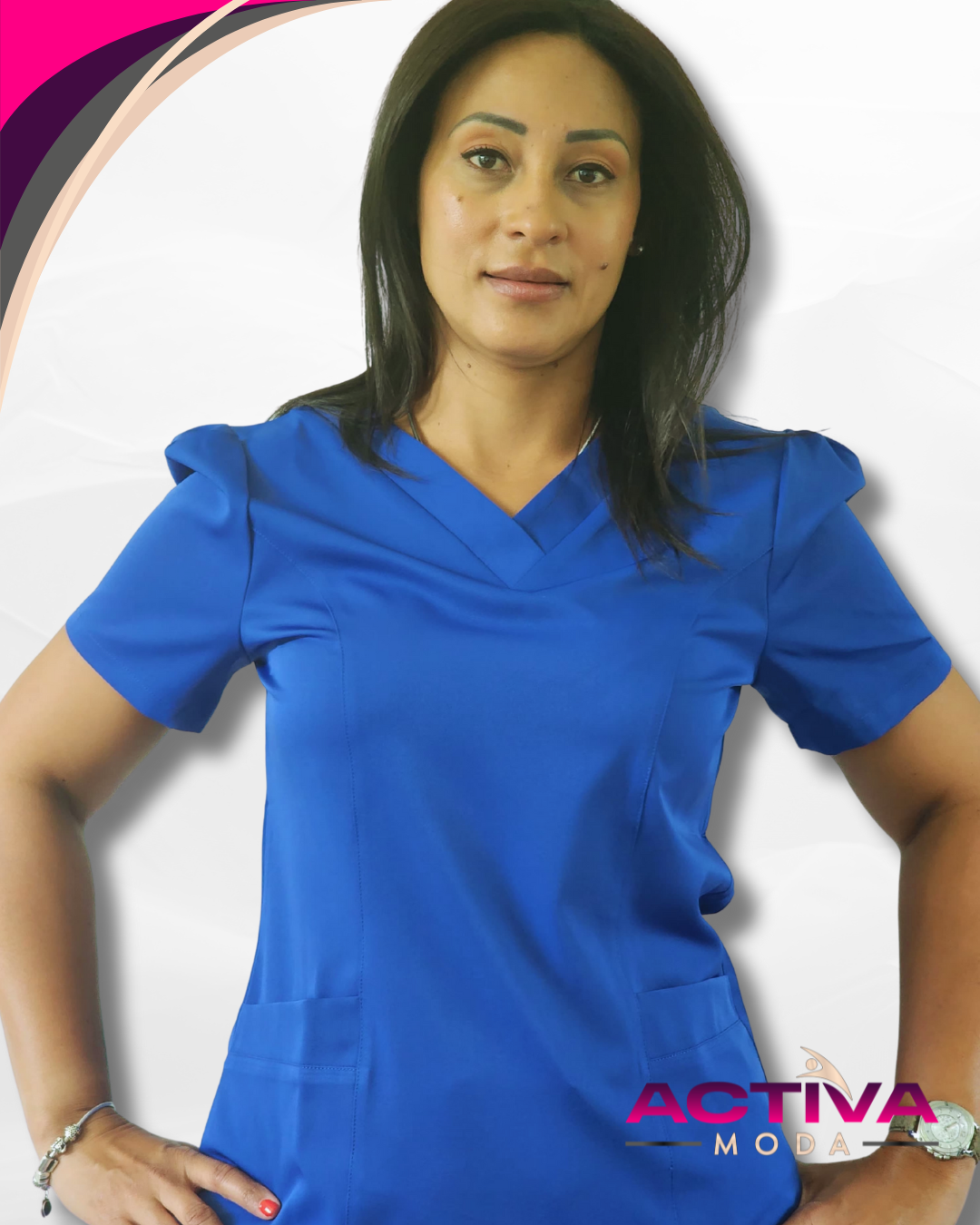 TRESSA - Set de Uniforme para mujeres con bolsillos -  Scrubs de alta Comodidad y Estilo