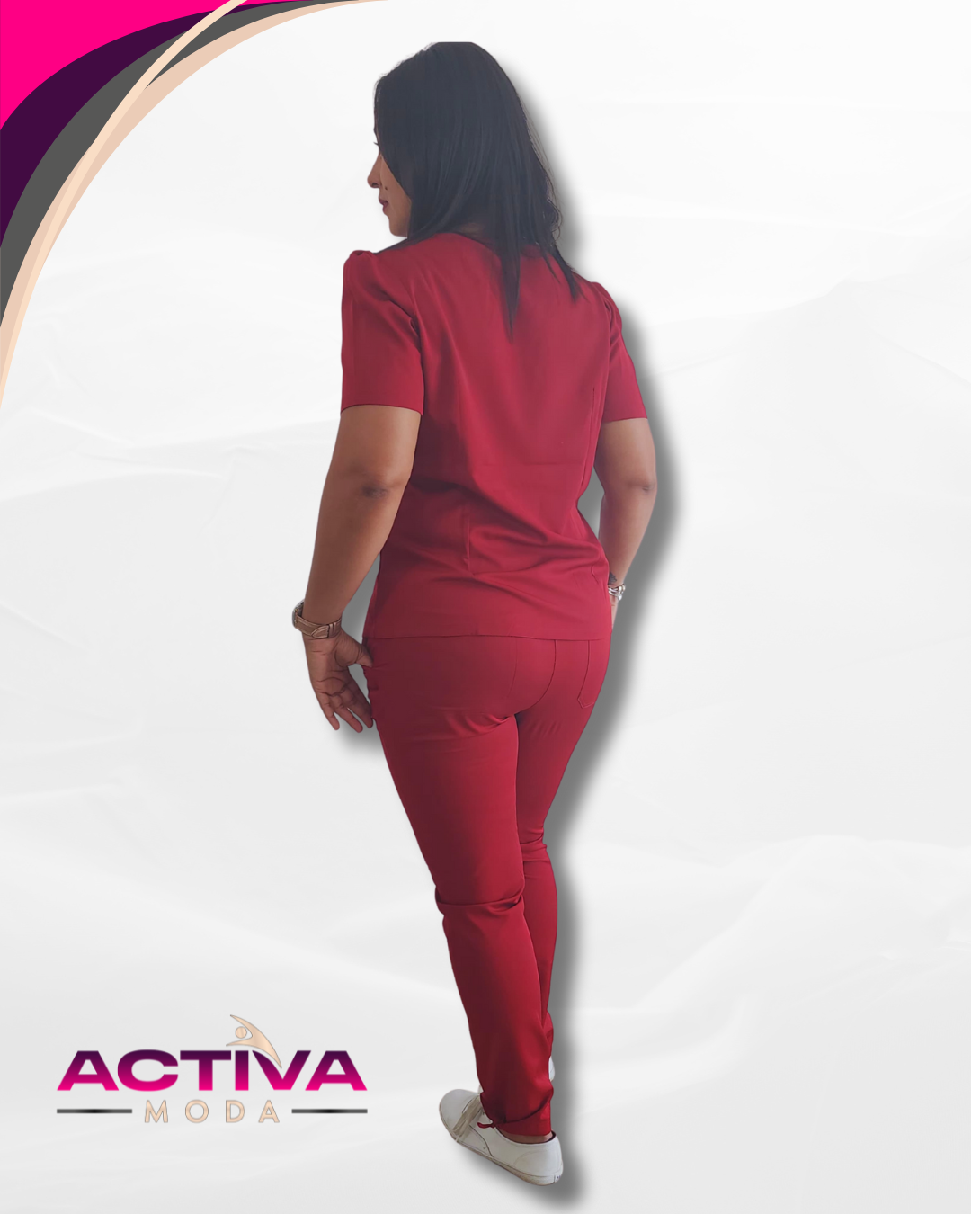 TRESSA - Set de Uniforme para mujeres con bolsillos -  Scrubs de alta Comodidad y Estilo