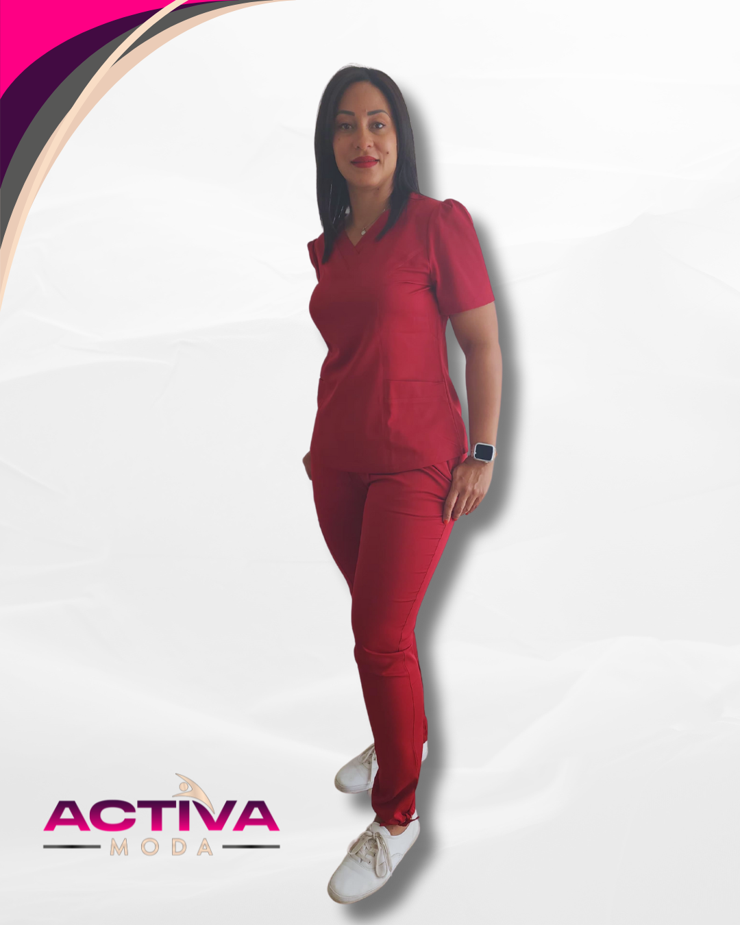 TRESSA - Set de Uniforme para mujeres con bolsillos -  Scrubs de alta Comodidad y Estilo