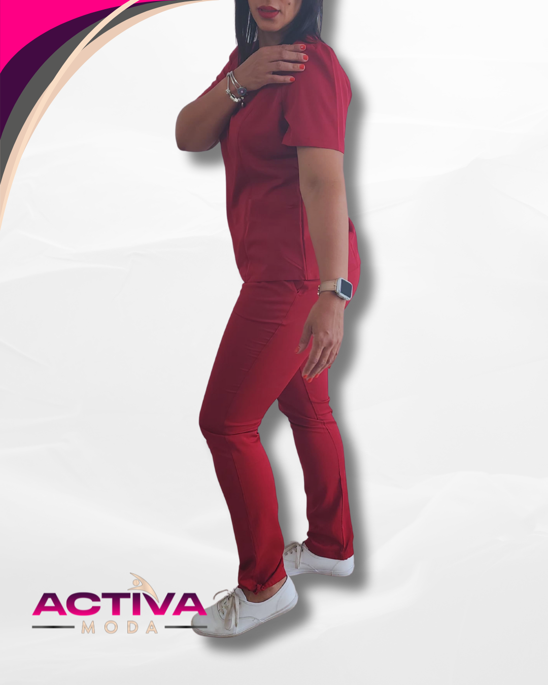 TRESSA - Set de Uniforme para mujeres con bolsillos -  Scrubs de alta Comodidad y Estilo