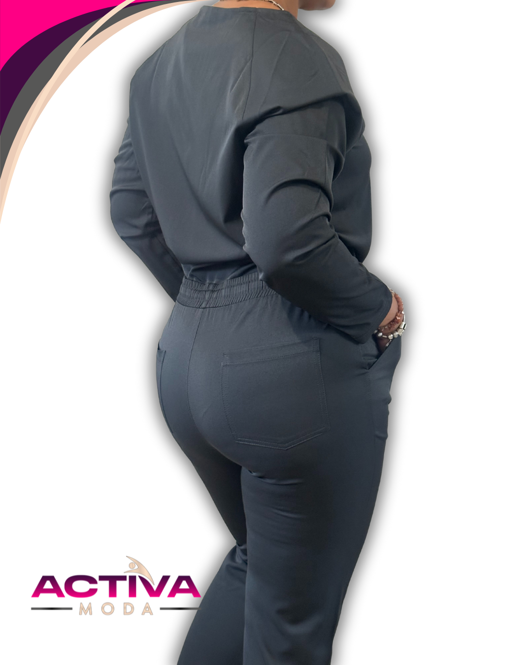 DOREL - Set de Uniforme para mujeres sin bolsillos -  Scrubs de alta Comodidad y Estilo