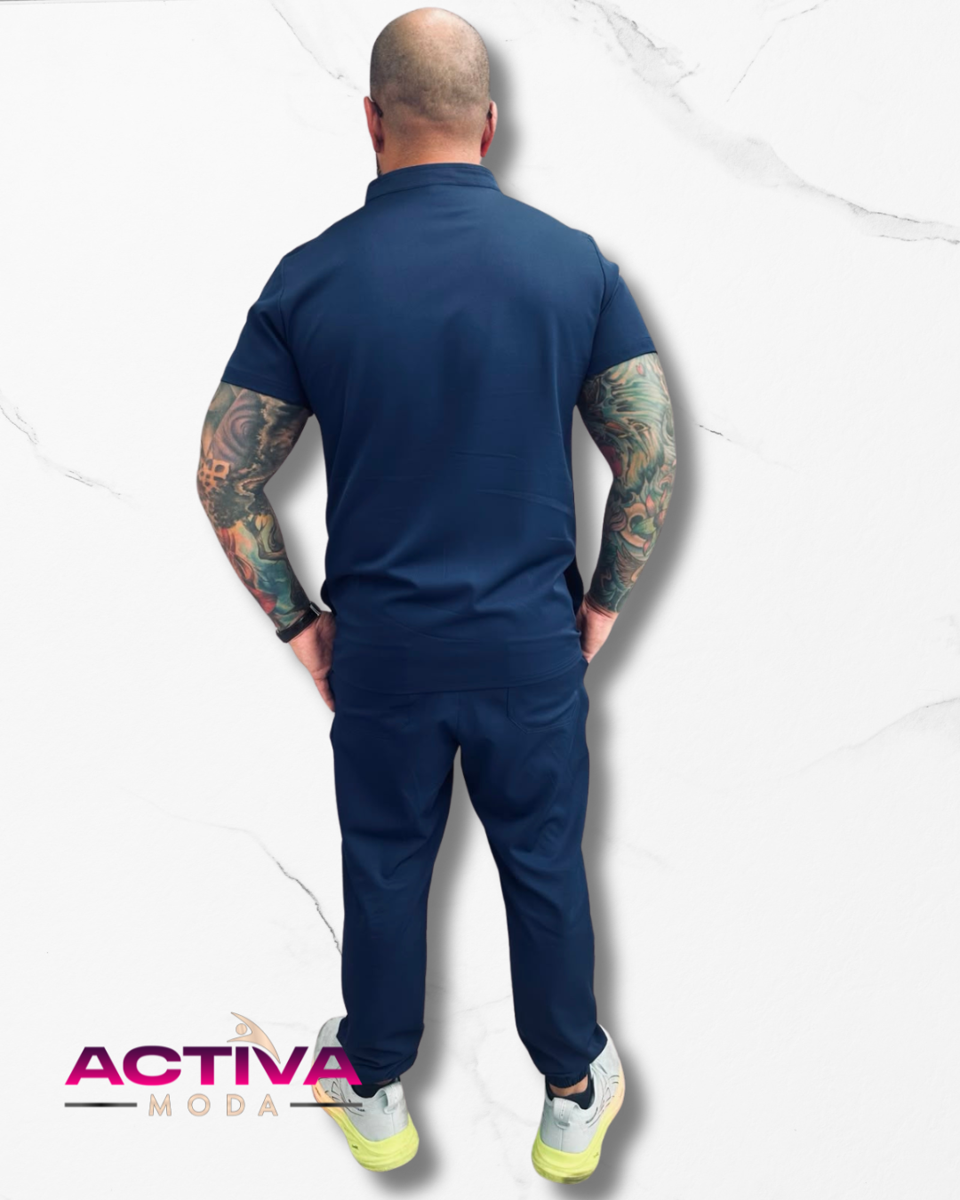 LUNOR - Set de Uniforme con bolsillos -  Scrubs de alta Comodidad y Estilo