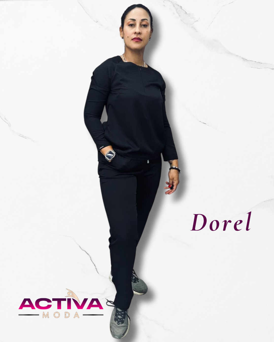 DOREL - Set de Uniforme para mujeres sin bolsillos -  Scrubs de alta Comodidad y Estilo