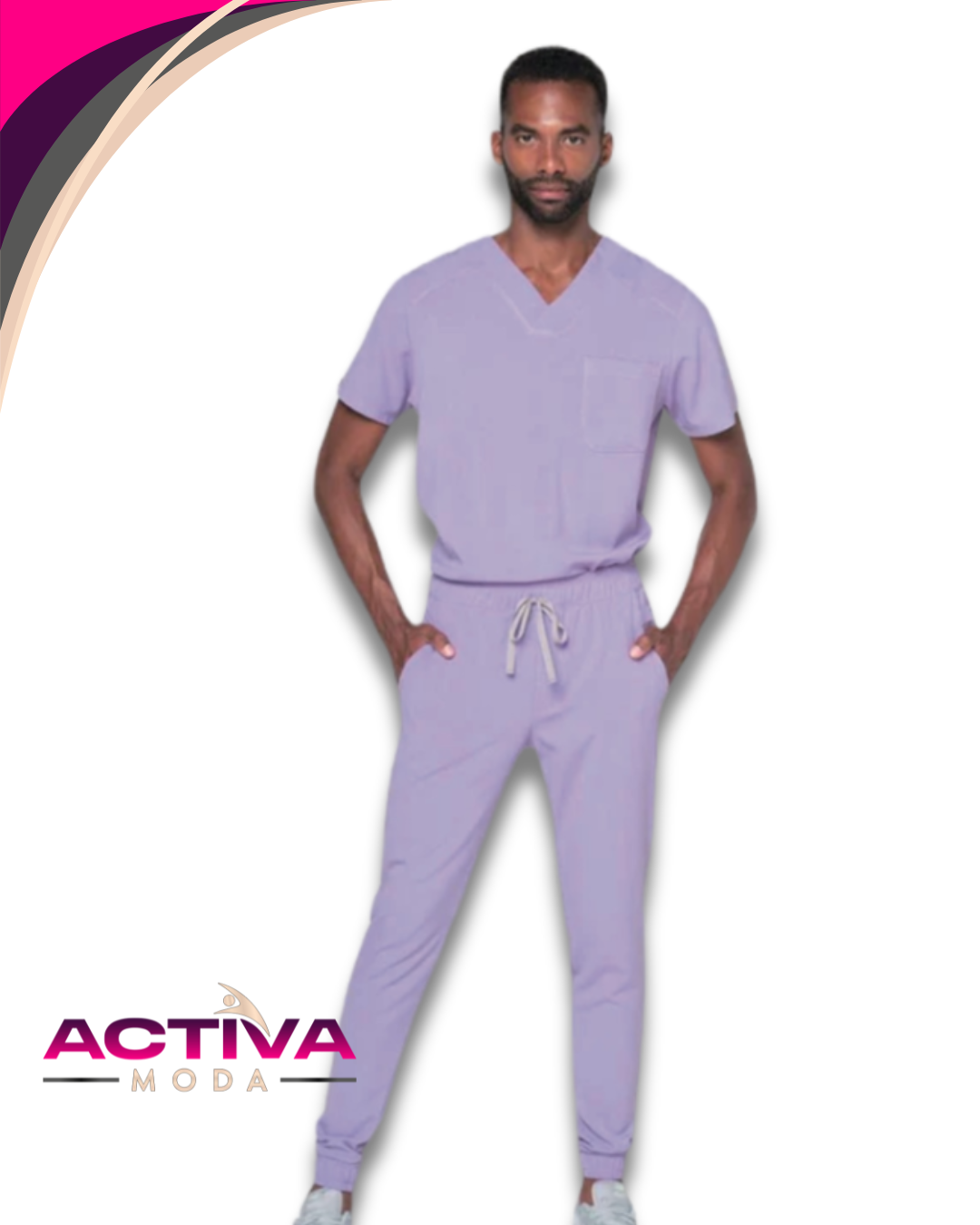 MEDICAL UNIFORMS/ MENS UNIFORMS/ BLACK